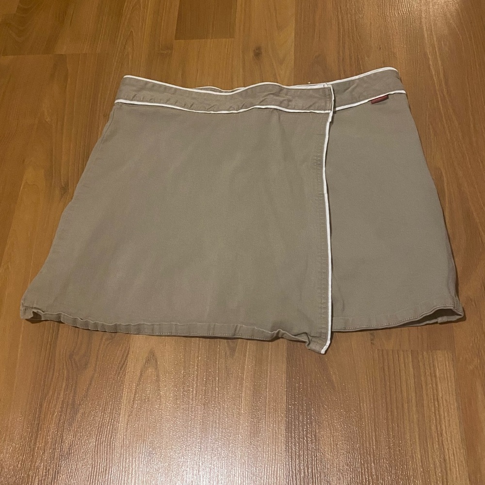 Beige Khaki Skort